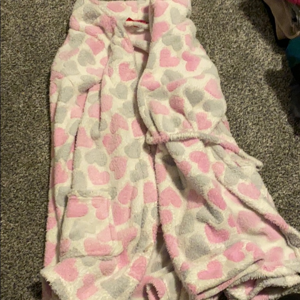 Pink heart robe
